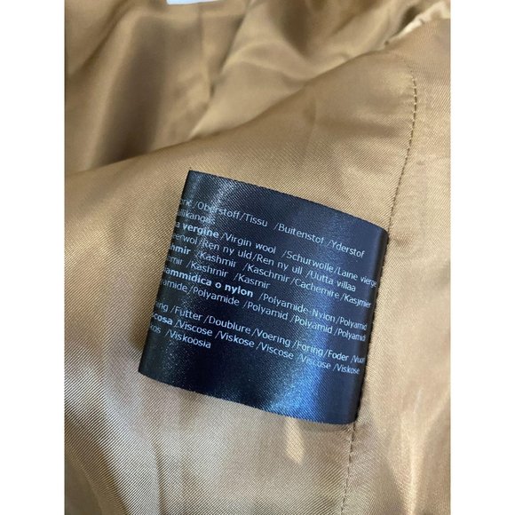 Cinzia Rocca Icons Wool Cashmere Coat Camel 8 - Picture 10 of 12